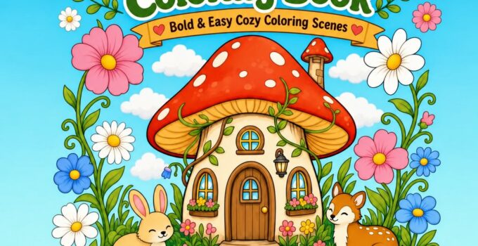 Cottagecore Coloring Pages: Free Download Whimsical Relaxation Cottagecore Coloring Pages: Free Download Whimsical Relaxation