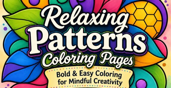 Bonus Pattern Coloring Pages