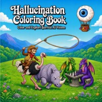 Hallucination Coloring Book